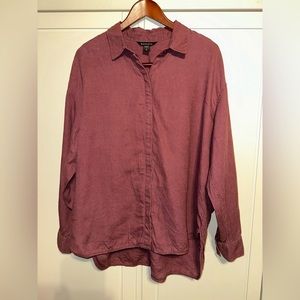 Athleta Playa Linen Shirt